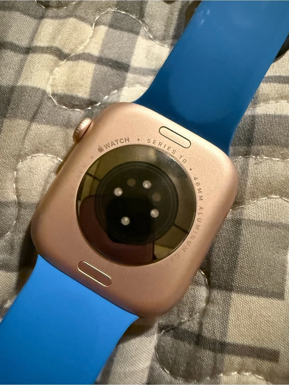 Smart Fitness Watch with Green Silicone Band
